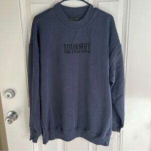 Taylor Swift The Eras Tour  Gray Crewneck Sweater size M